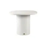 PTMD Bijzettafel Organisch wit L